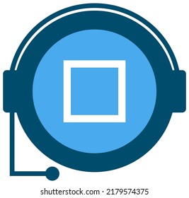 Ilustración vectorial de icono de servicio al cliente