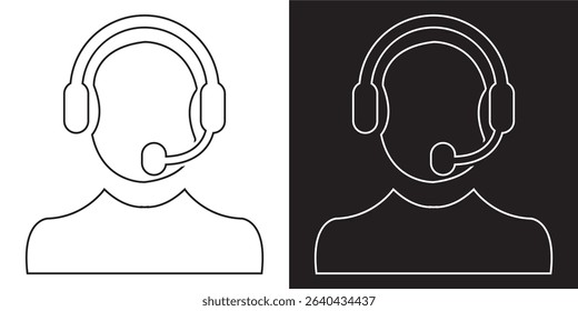 Customer service icon . Vector illustration. EPS 10 AI