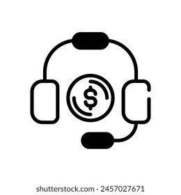 Kundenservice-Symbol Vektorgrafik Stock-Illustration