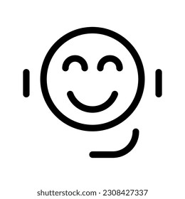Customer Service Icon Vector Symbol Design Illustration