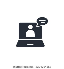 customer service icon. vector.Editable stroke.linear style sign for use web design,logo.Symbol illustration.