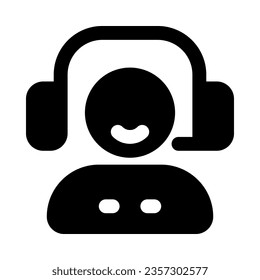 icono de servicio al cliente para tu sitio web, móvil, presentación y diseño de logotipo.