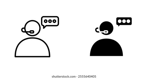 Customer service icons for app and websites.