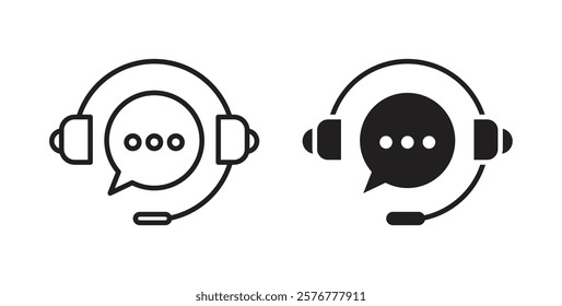 Customer service icons pack for ui designs