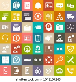 Customer service icons, Customer support icons, call center icons, help icons