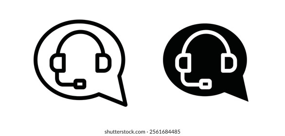 Customer service icons for web ui designs