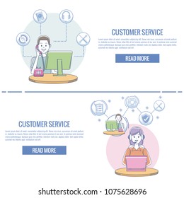 Customer service infographic