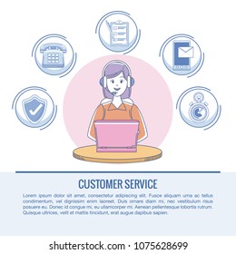 Customer service infographic