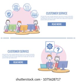 Customer service infographic