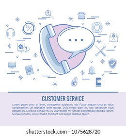 Customer service infographic