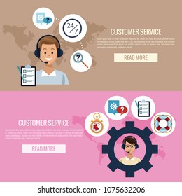 Customer service infographic