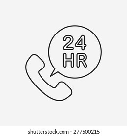 Customer Service line icon