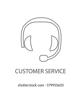 customer service line icon
