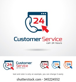 Customer Service Logo Template Design Vector 