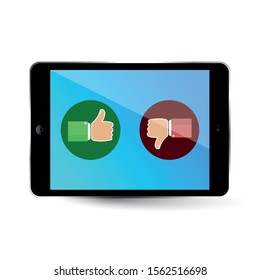Customer service rating vector design illustration. Frequently asked questions, assessment, review, customer feedback. Rating reviews and site review concepts.