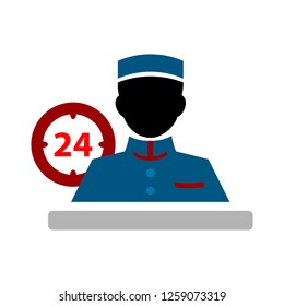 customer service - receptionist icon