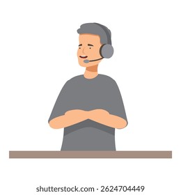 Customer service representative is listening to a customer on a call