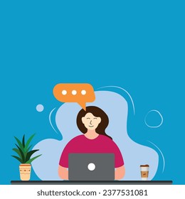 customer service representative vector design.
trace solving idea concept.