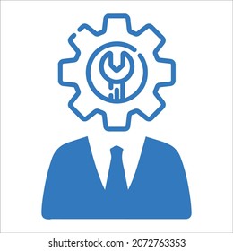 Customer service or search engine optimization icon