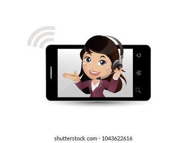 Customer service set