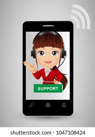 Customer service set
