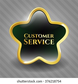 Customer Service shiny emblem