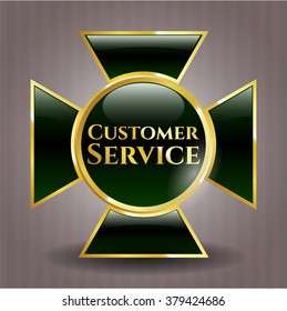 Customer Service shiny emblem