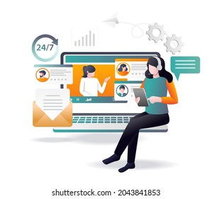Customer service support 24 hours 