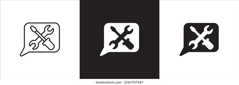 Customer service and support manual book icon set. Help center and information document icons. Technical support instruction signs. Vector stock illustration.