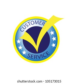 Customer Service Symbol Vector