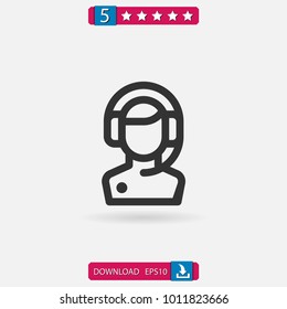 customer service vector icon