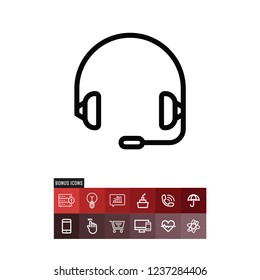 Customer service vector icon