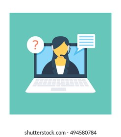 Customer Service Vector Icon