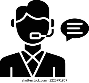 Customer Service vector icon. Can be used for printing, mobile and web applications.