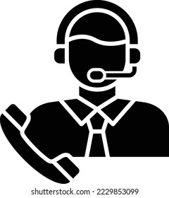 Customer Service vector icon. Can be used for printing, mobile and web applications.