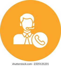 Icono vectorial de Servicio al cliente. Se puede usar para imprimir, móviles y aplicaciones web.