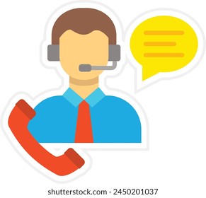 Customer Service vector icon. Can be used for printing, mobile and web applications.