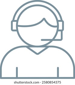 Customer Service vector icon. Can be used for printing, mobile and web applications.
