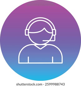 Customer Service vector icon. Can be used for printing, mobile and web applications.