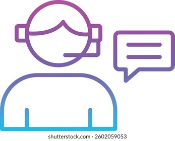 Customer Service vector icon. Can be used for printing, mobile and web applications.