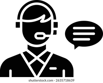 Customer Service vector icon. Can be used for printing, mobile and web applications.