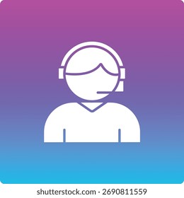 Customer Service vector icon. Can be used for printing, mobile and web applications.