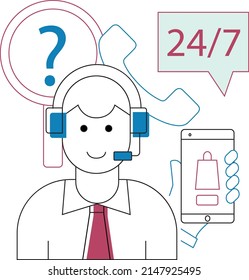 customer service vector icon design