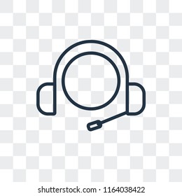 Customer service vector icon isolated on transparent background, Customer service logo concept