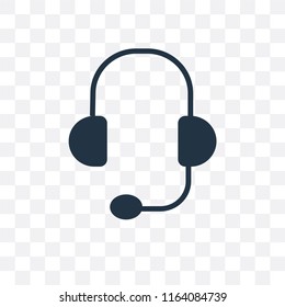 Customer service vector icon isolated on transparent background, Customer service logo concept