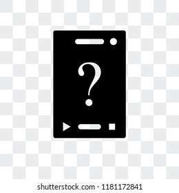 Customer service vector icon isolated on transparent background, Customer service logo concept