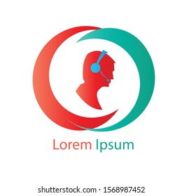 Customer Service Vector Icons, Logos, Sign, Symbol Template. hotline logo vector.