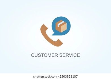 Customer Service Vector Or Logo Sign Symbol Illustration