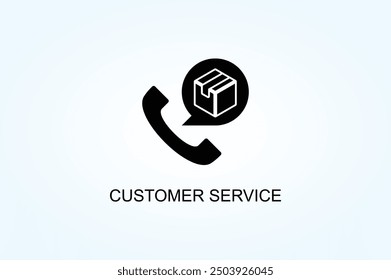Customer Service Vector Or Logo Sign Symbol Illustration