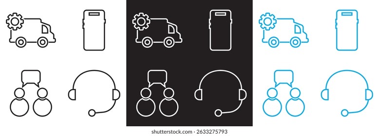 Ícone do serviço de atendimento ao cliente na Web. . Vetor de ajuda e suporte. Suporte e vetor de serviço. Vetor para sites, interfaces móveis, apresentações, banner, marca visual etc. Ilustração vetorial. EPS 10